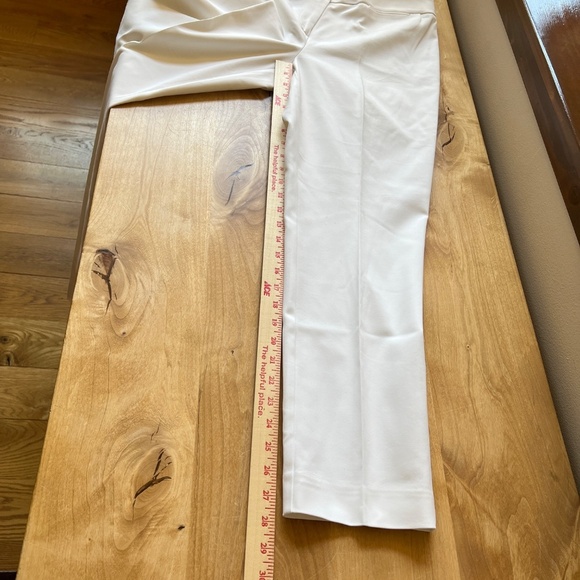 NORDSTROM COLLECTION PANTS 14 COTTON NYLON COASTAL GRANDMA CLASSIC SUMMER DRESSY - Picture 7 of 10